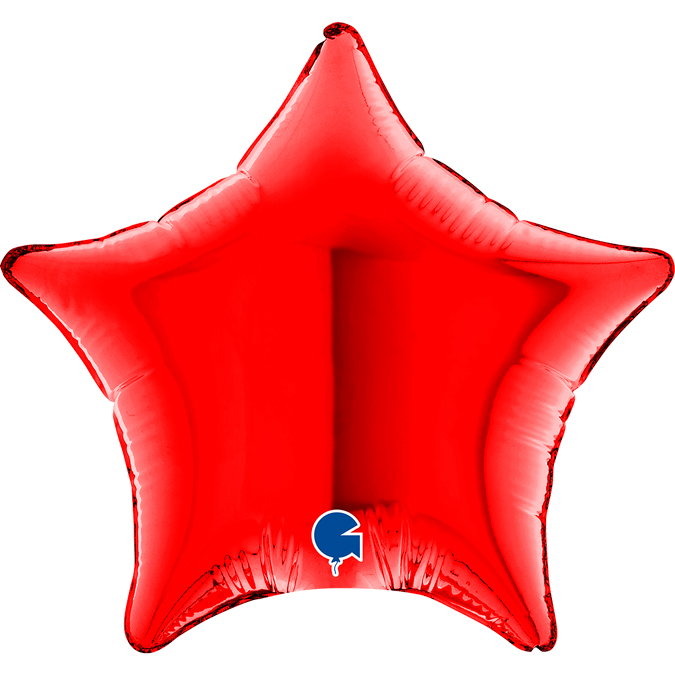 [GRABO]은박별 4인치 레드 [10장 한팩]