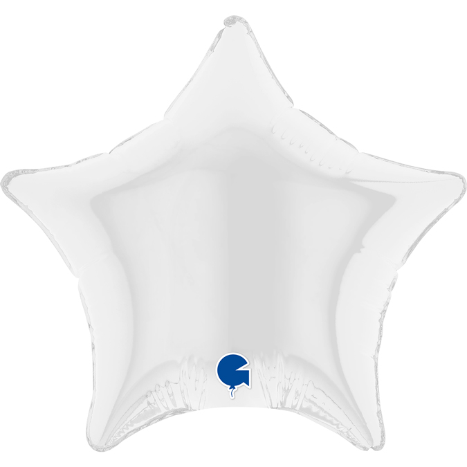 [GRABO]은박별 4인치 화이트 [10장 한팩]