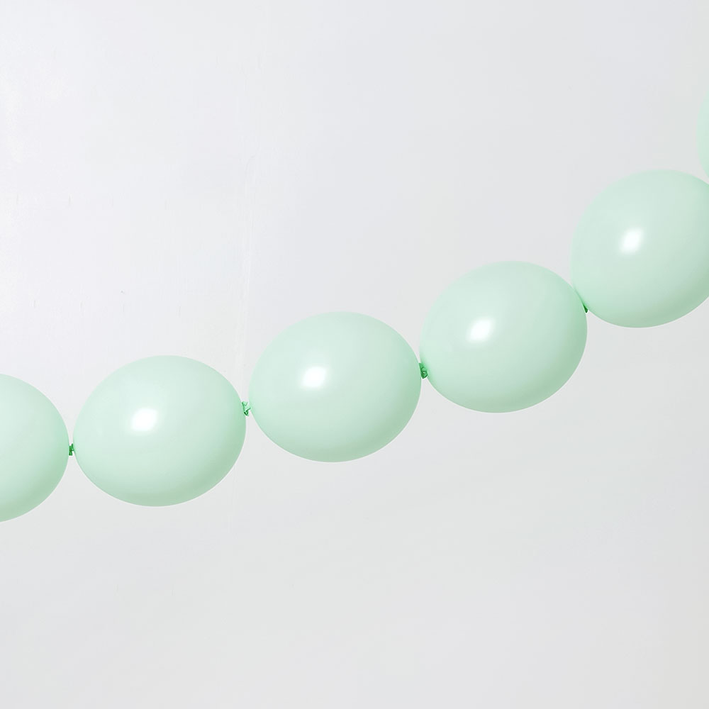 [셈퍼텍스] 링커벌룬 15cm 파스텔메이트 그린(630) [100입]