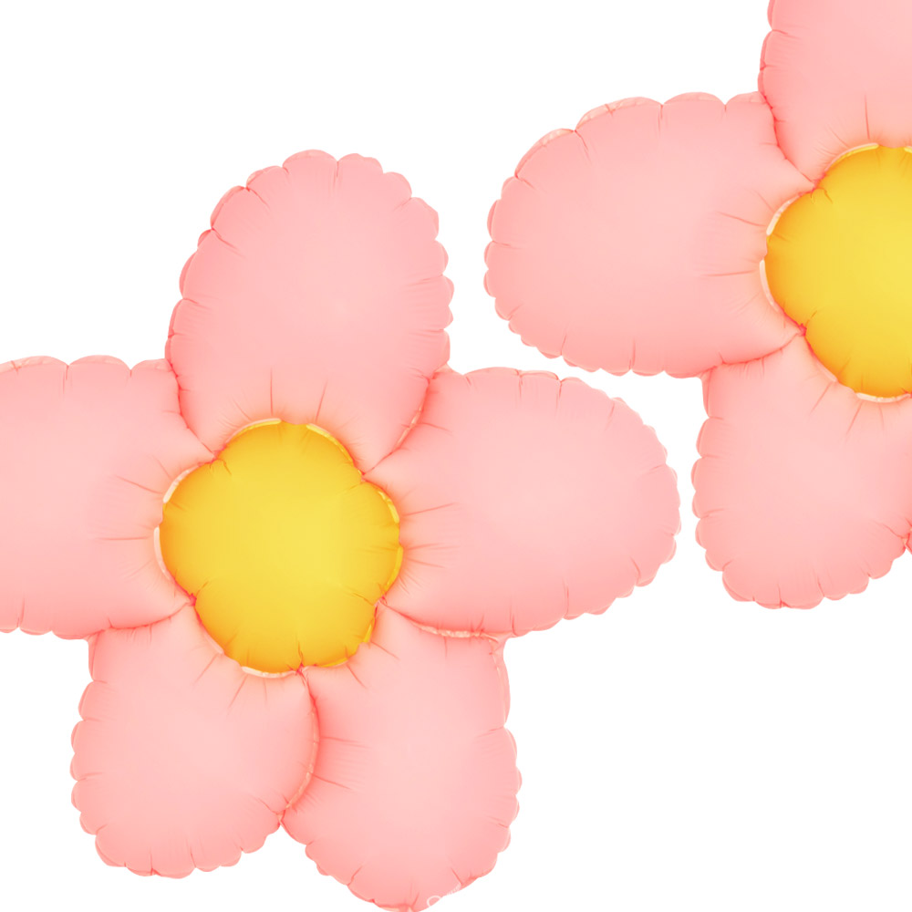 은박꽃풍선 핑크 [2장한팩] 10팩 총 20개