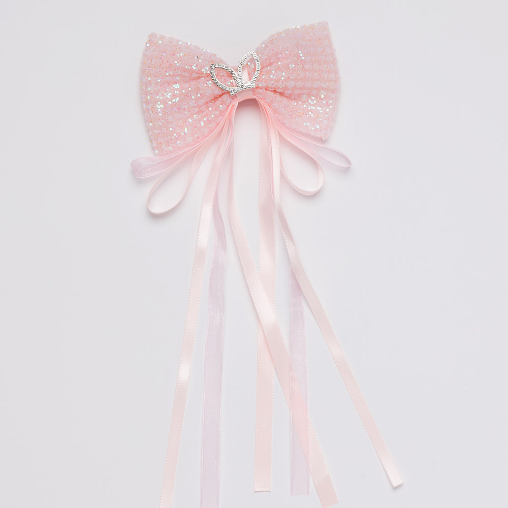 리본머리핀 핑크