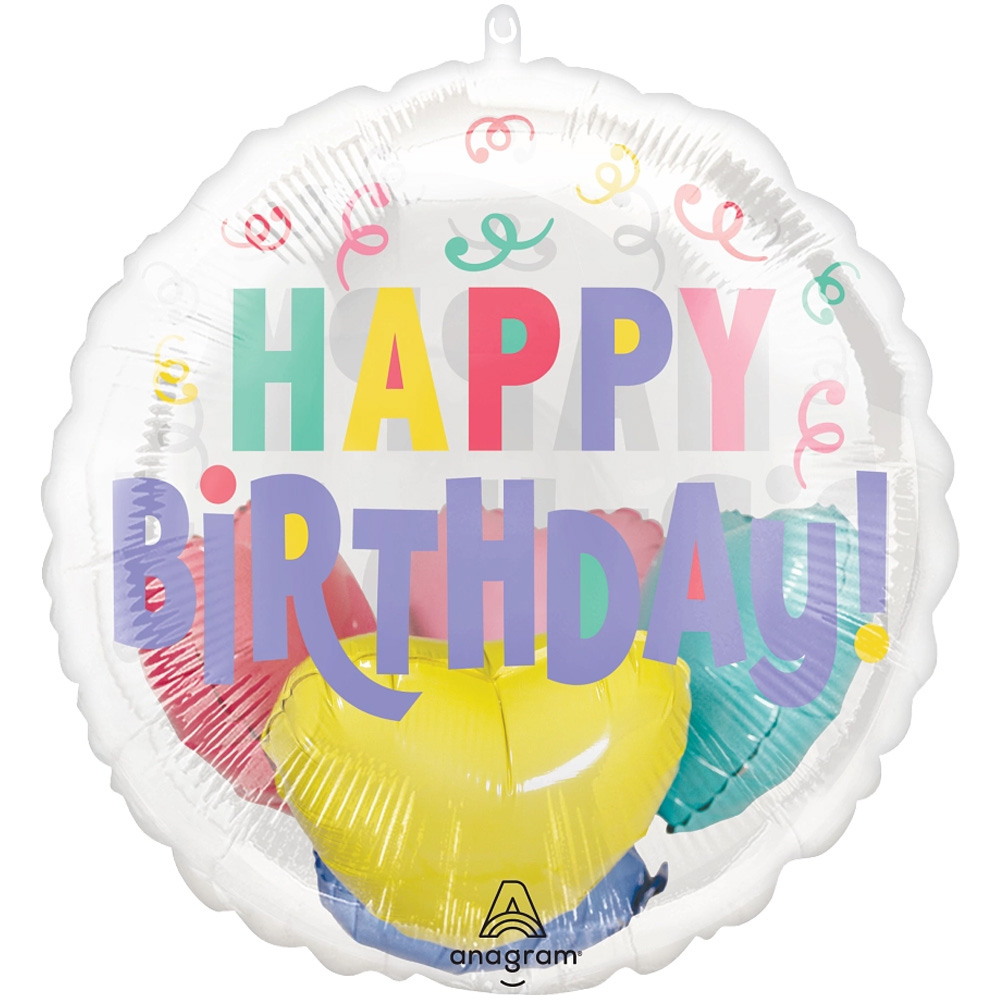 [Anagram]인사이더벌룬 생일 파스텔컨페티 50cm [원팩]