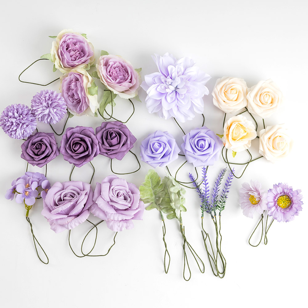 풍선장식용 조화테코킷 [라일락]