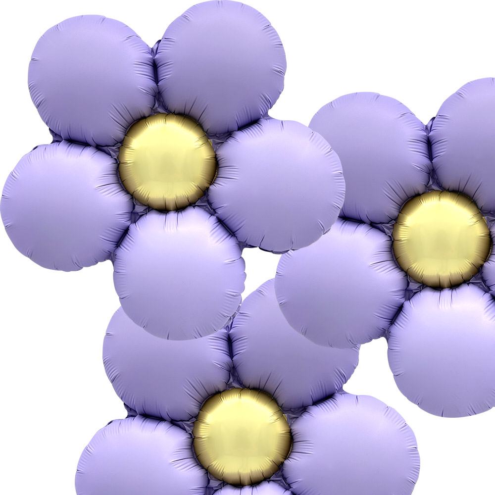 은박플라워 라벤더 32cm [한팩3장입 / 10팩 총 30장]