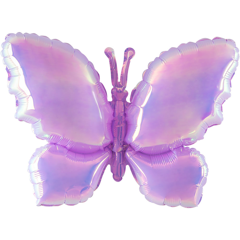 나비풍선 라벤더 70*53cm [공기주입전용] 10장한팩