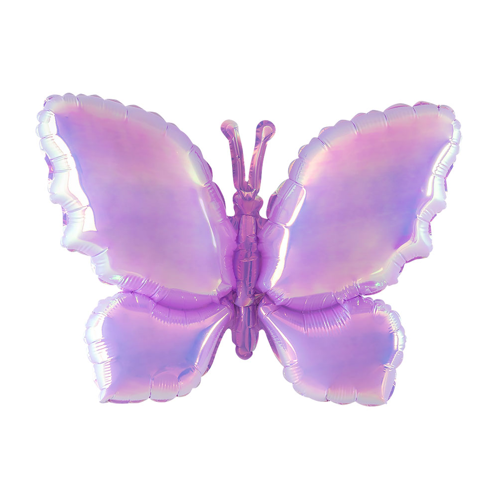나비풍선 라벤더 52*47cm [공기주입전용] 10장한팩