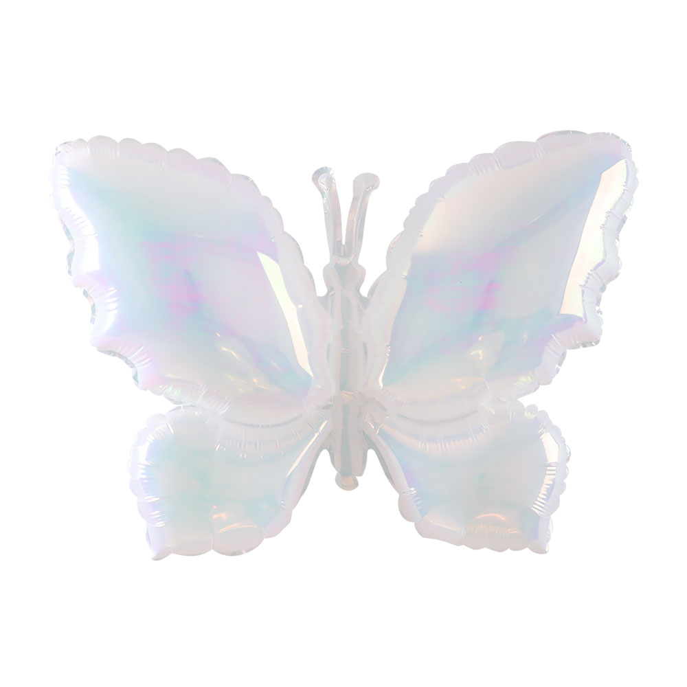 나비풍선 펄화이트 52*47cm [공기주입전용] 10장한팩