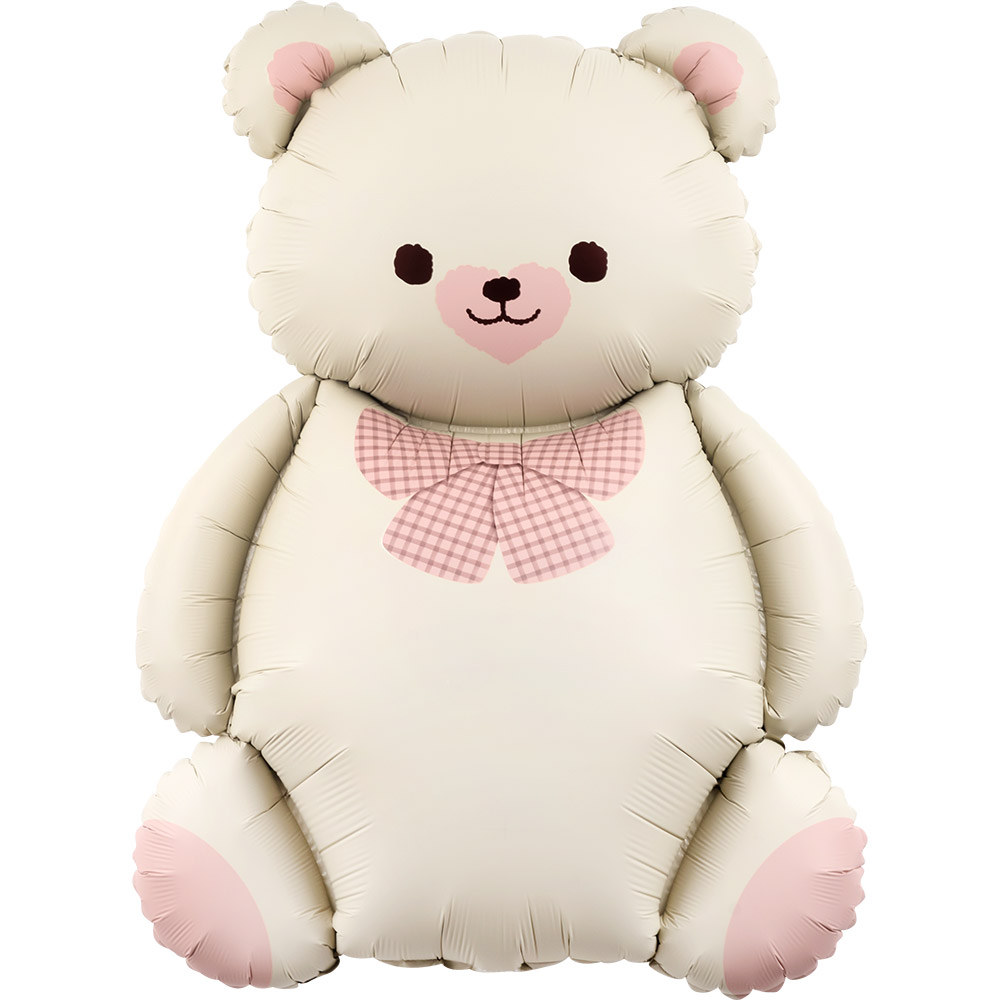 은박리본곰돌이 크림 65*90cm 10장한팩