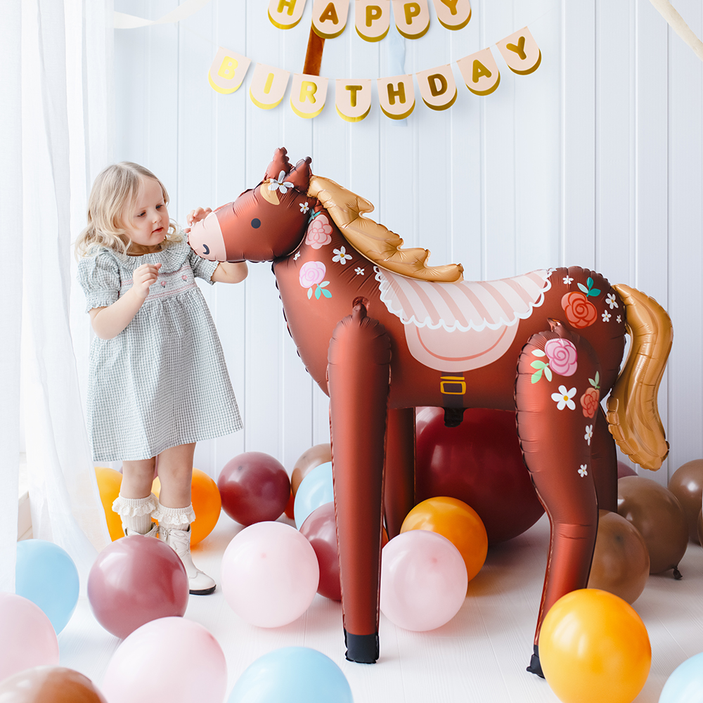 [파티데코] 스탠딩에어벌룬 말 [101*105cm]