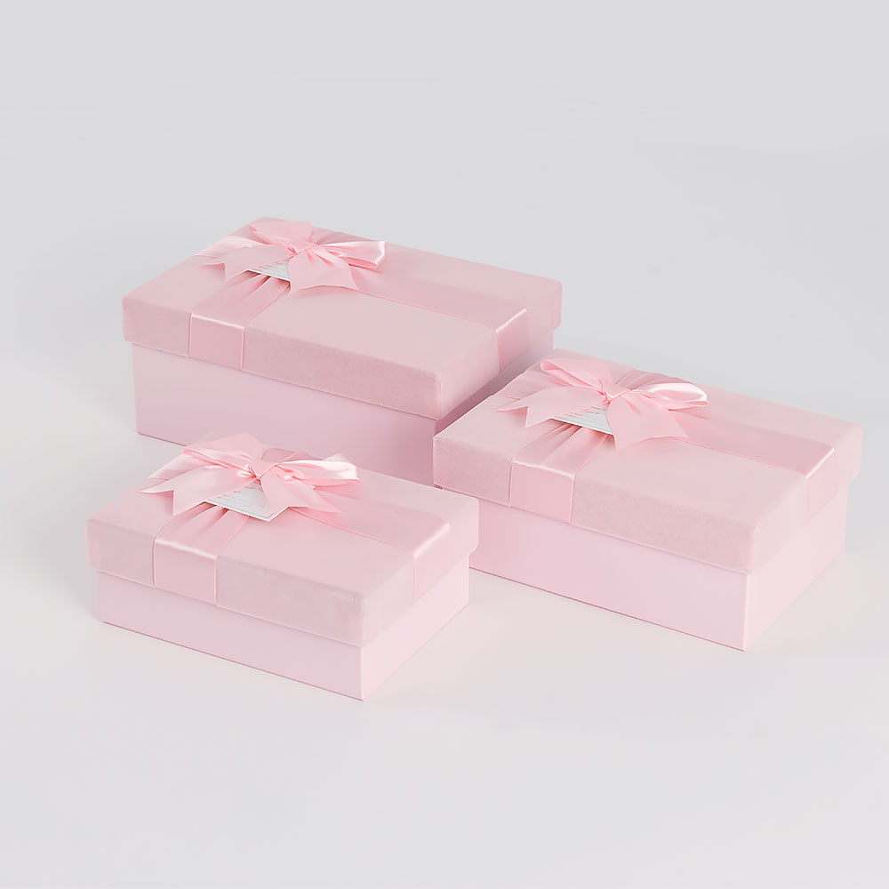 선물상자 3개세트 핑크
