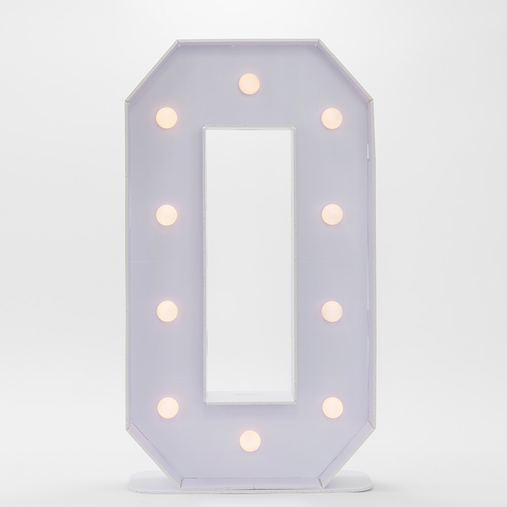 마퀴조명 숫자 0 [55cm* 1m]