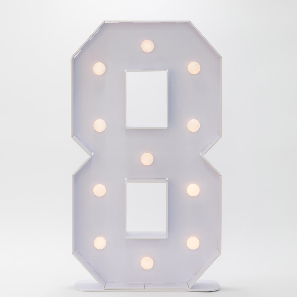 마퀴조명 숫자 8 [55cm* 1m]