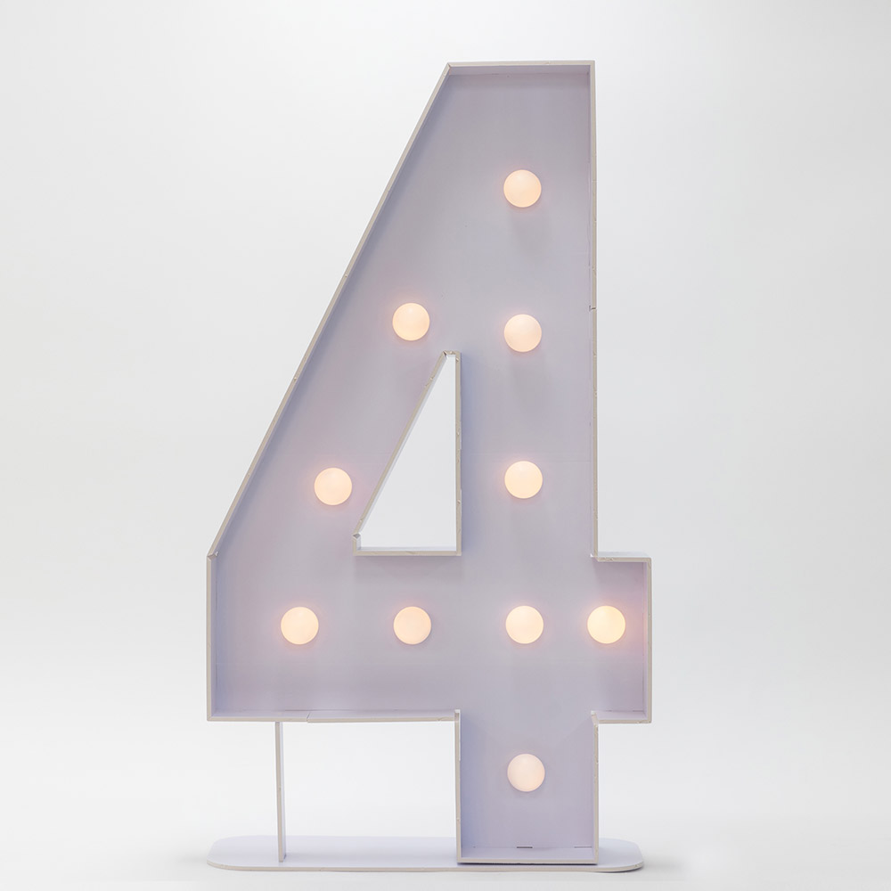 마퀴조명 숫자 4 [55cm* 1m]