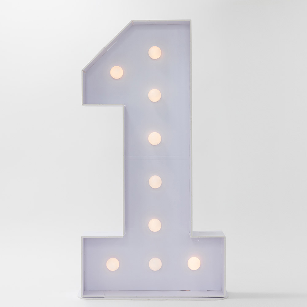 마퀴조명 숫자 1 [55cm* 1m]