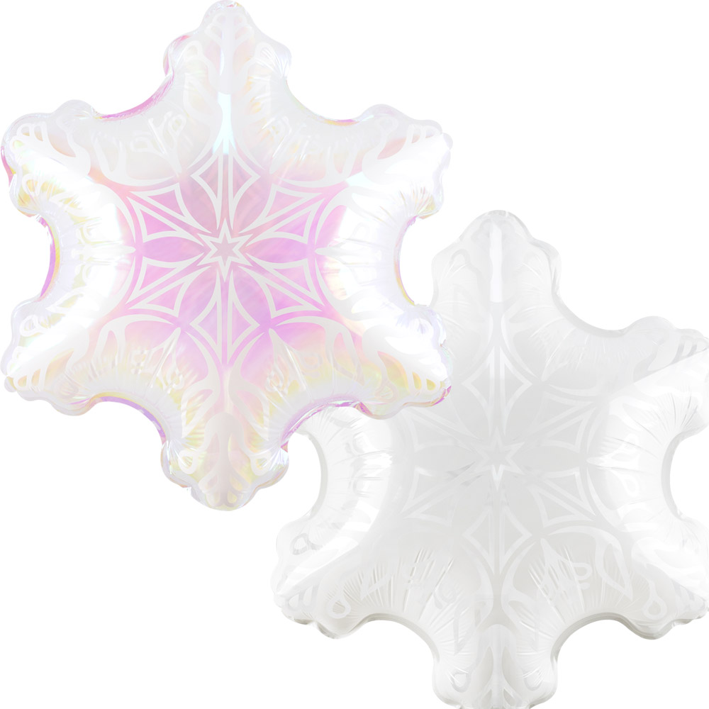 은박 스노우플레이크 43cm 2개입 [화이트/클리어] 공기주입전용