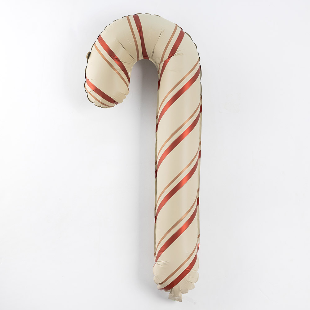 은박 크리스마스 케인 70cm [크림] 10장 한팩