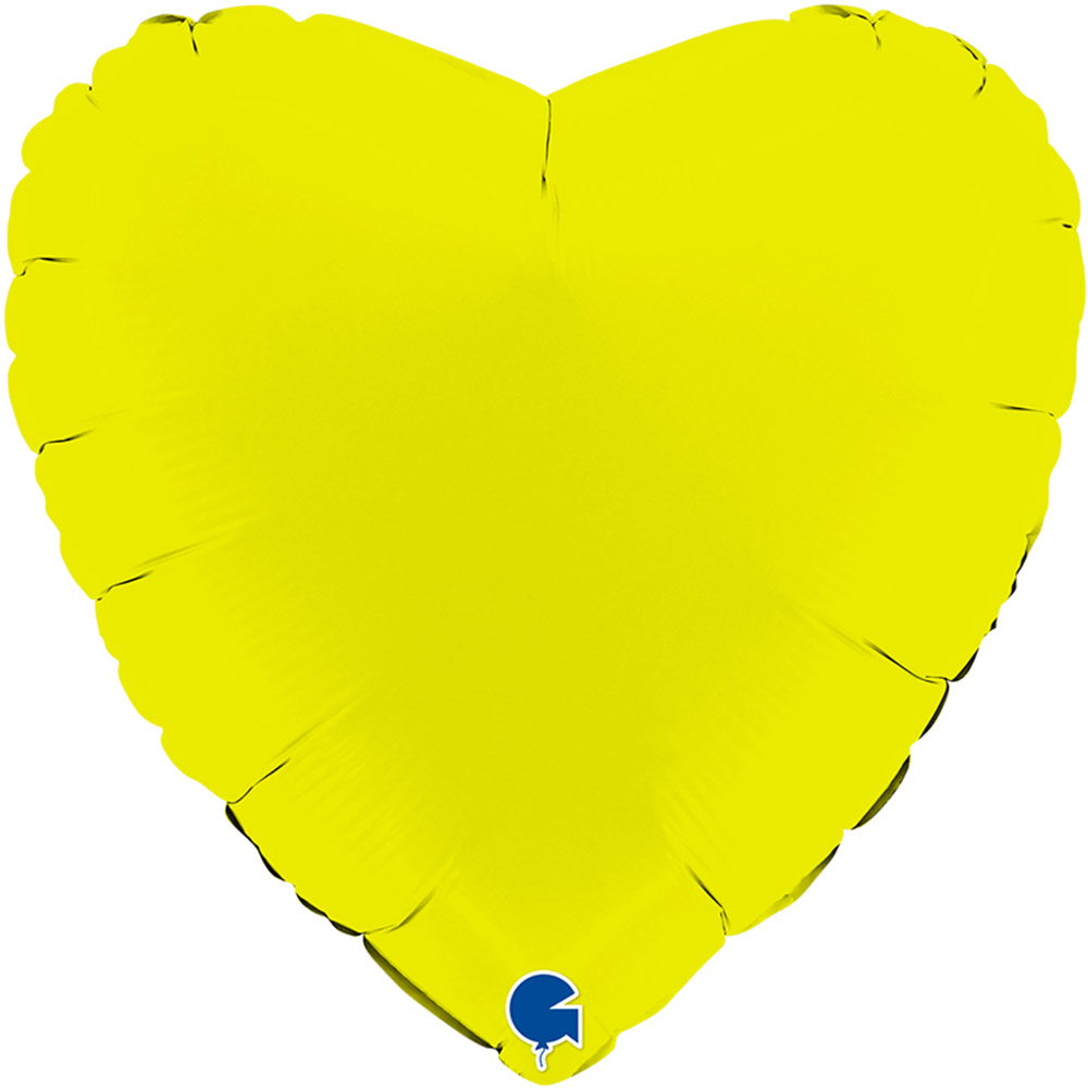 [GRABO]은박하트 매트라임그린 18인치 [5장 한팩]