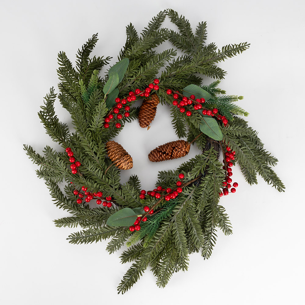 솔방울 크리스마스리스 50cm [100%PE]