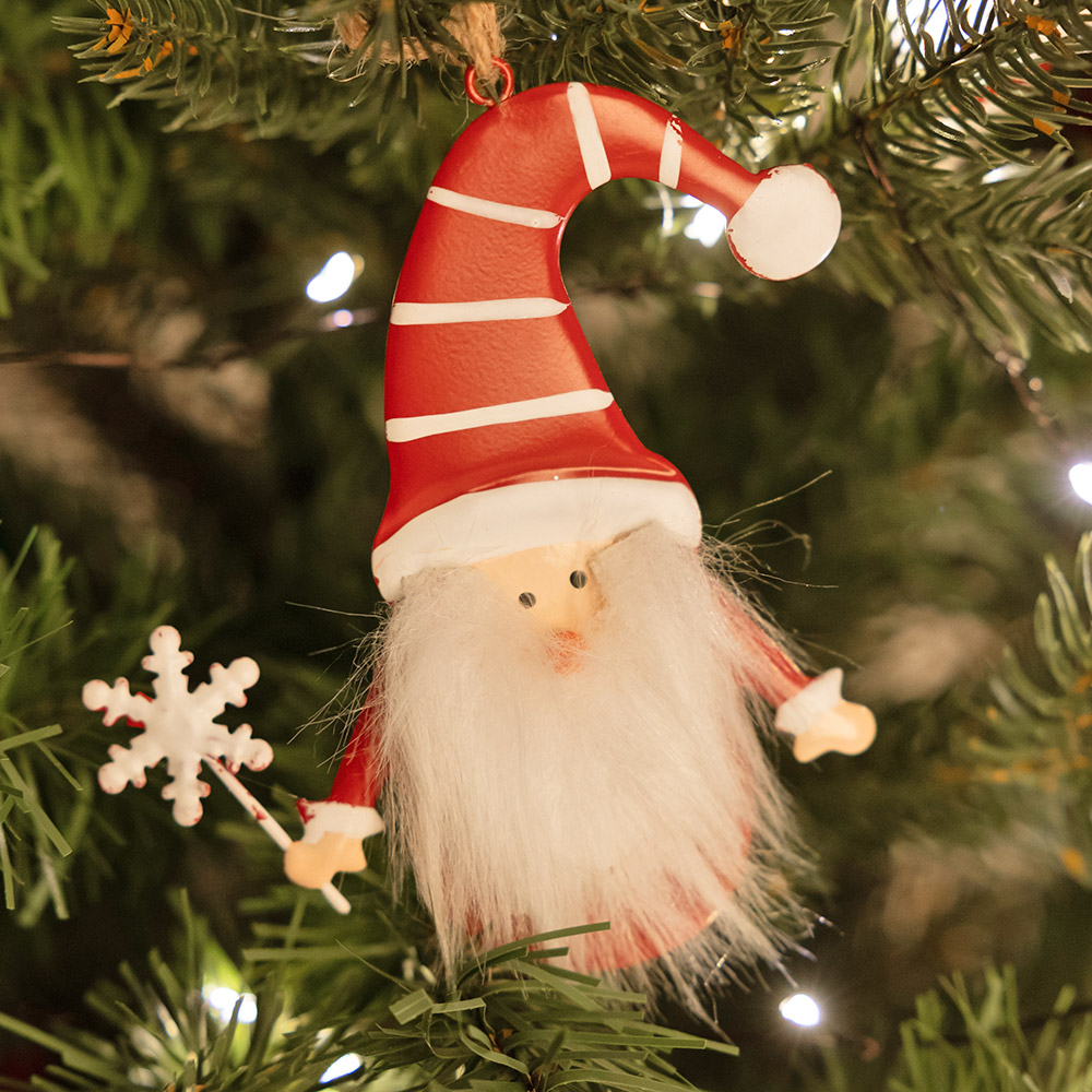 철재 오너먼트 산타 [12개 한팩]