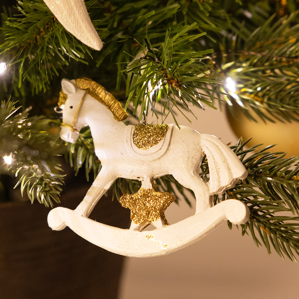 앤틱 오너먼트 목마 [16개 한팩]