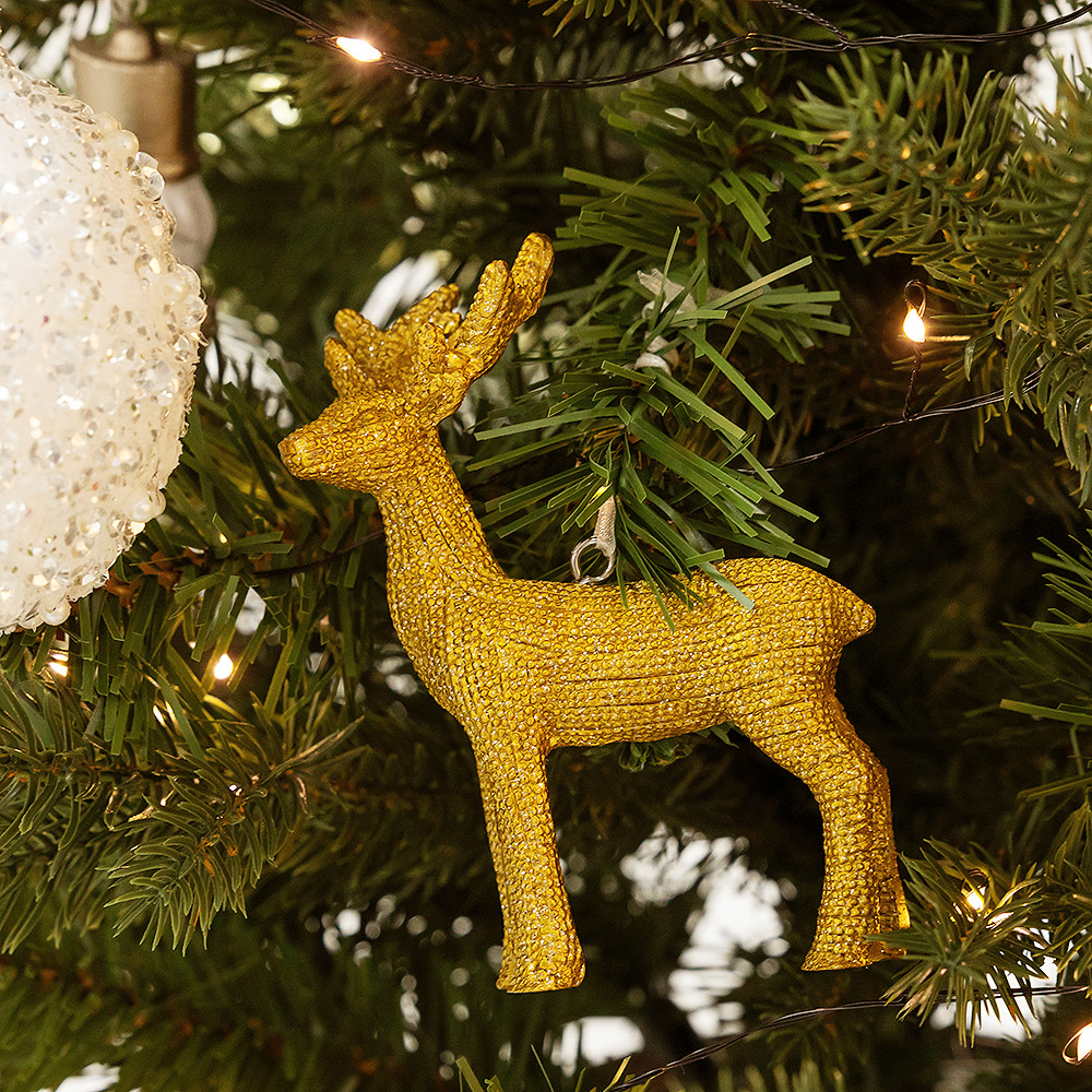 앤틱 오너먼트 사슴 [12개 한팩]