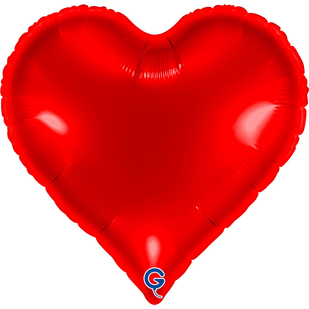 [GRABO]은박하트 스위티레드 18인치 [5장 한팩]