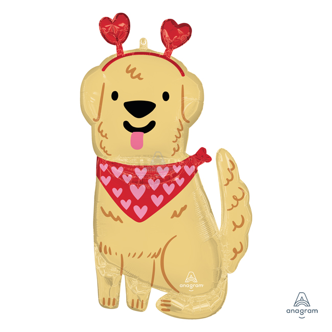 [Anagram] 은박 큐트 도그 슈퍼쉐입 [원팩]