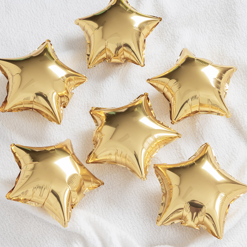 은박별 10인치 화이트골드 [50장한팩] 자동실링