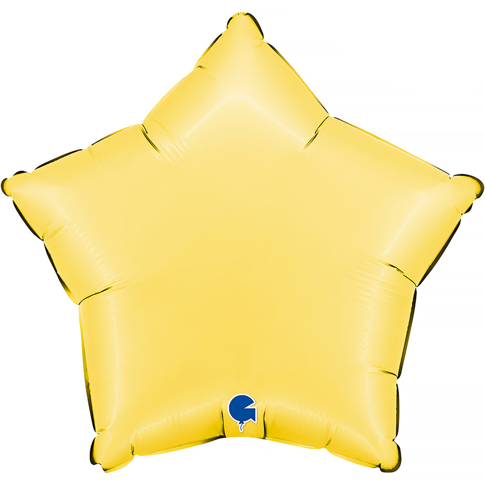 [GRABO]은박별 새틴 바나나옐로우 18인치 [5장 한팩]