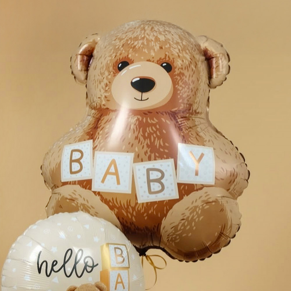 [GRABO]은박 베이비 테디베어 49*58cm