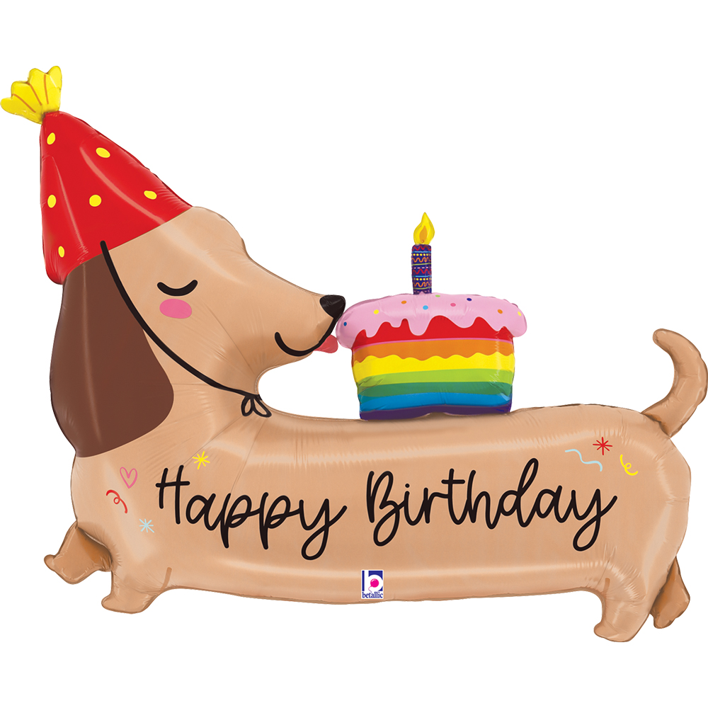 [GRABO]은박 생일닥스훈트 94*67cm