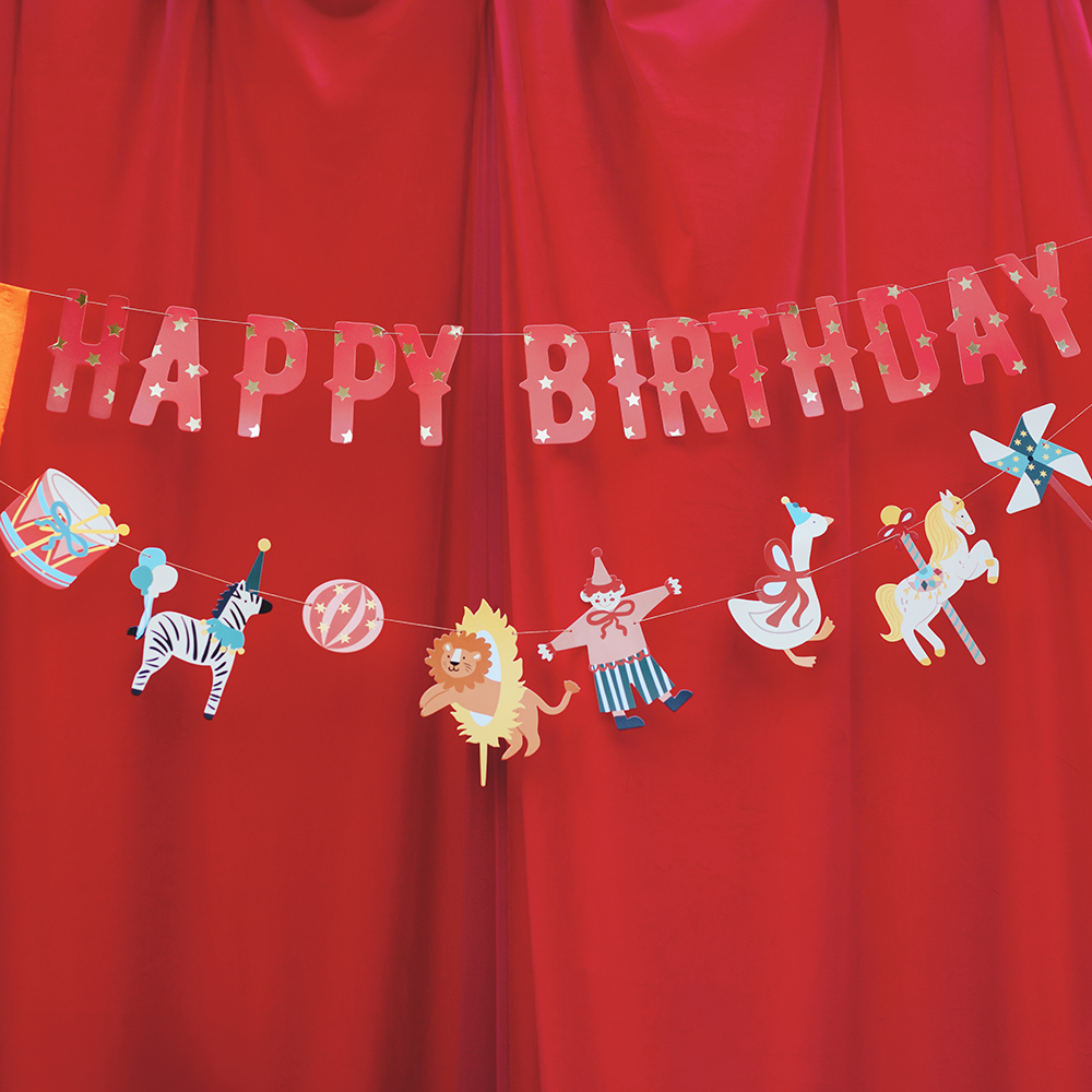 [파티데코] 생일가랜드 서커스