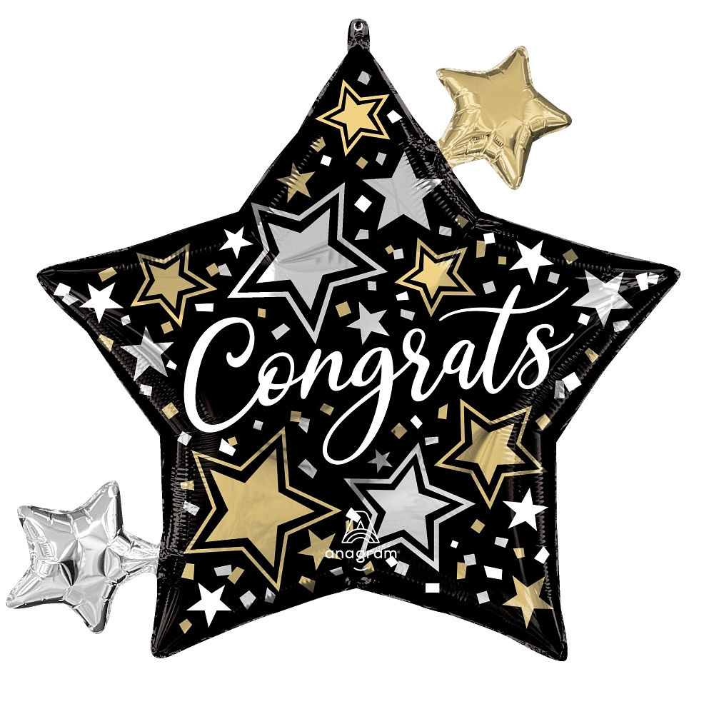 [Anagram] 은박 졸업별클러스터 73*68cm