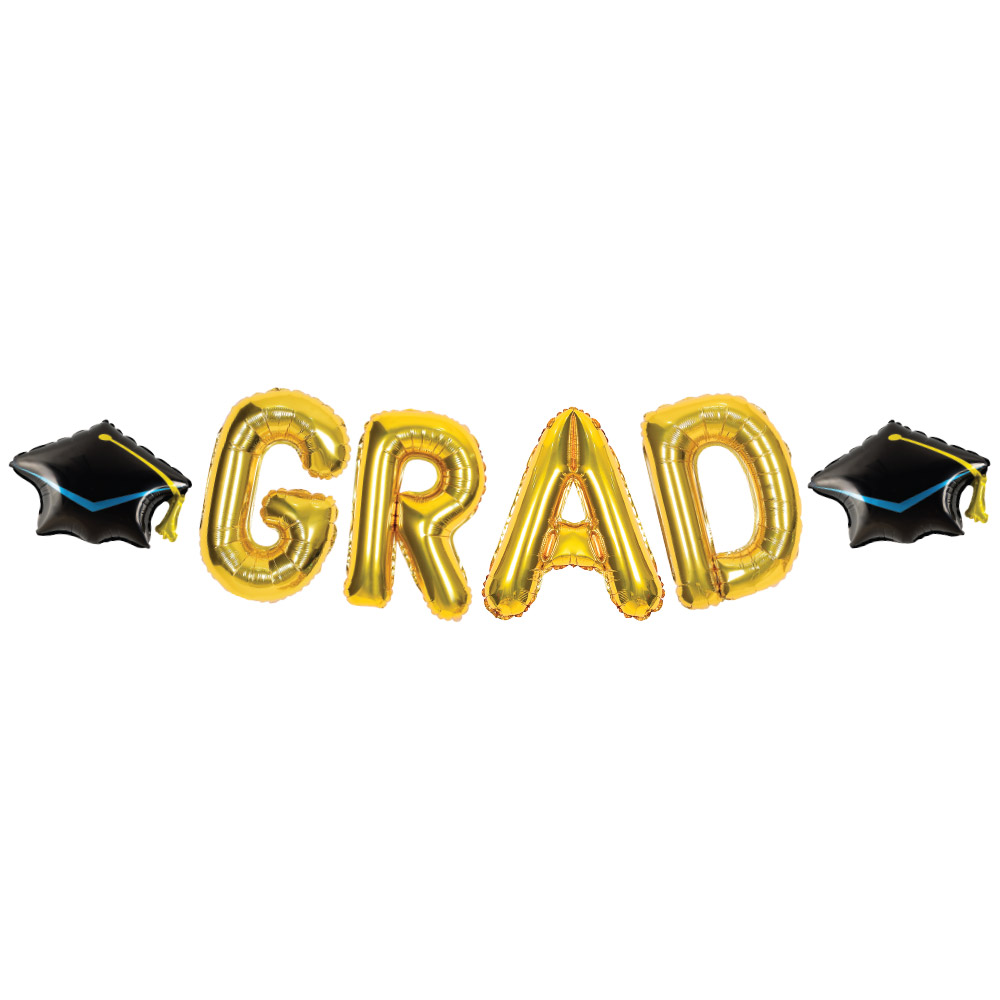 졸업은박 GRAD 학사모세트 [10세트 한팩]