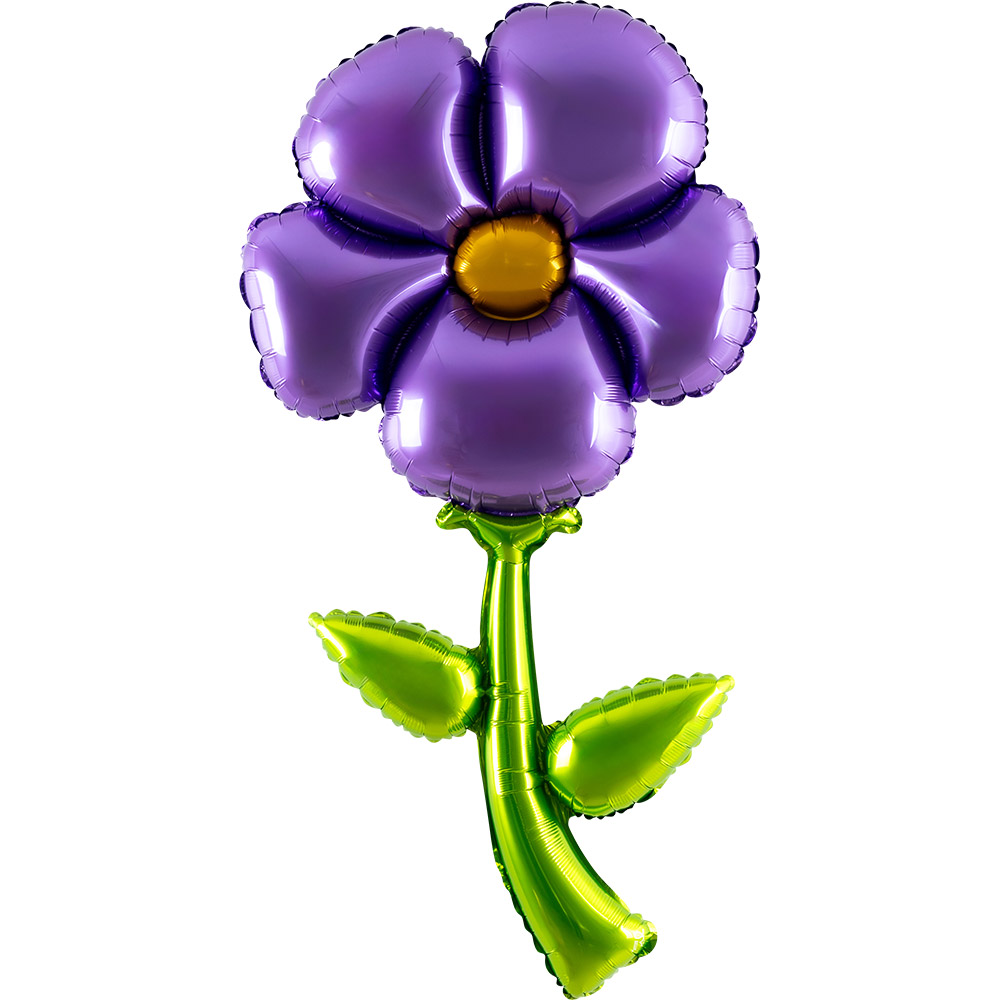 은박 빅플라워 48*90cm 라벤더 [10장한팩]