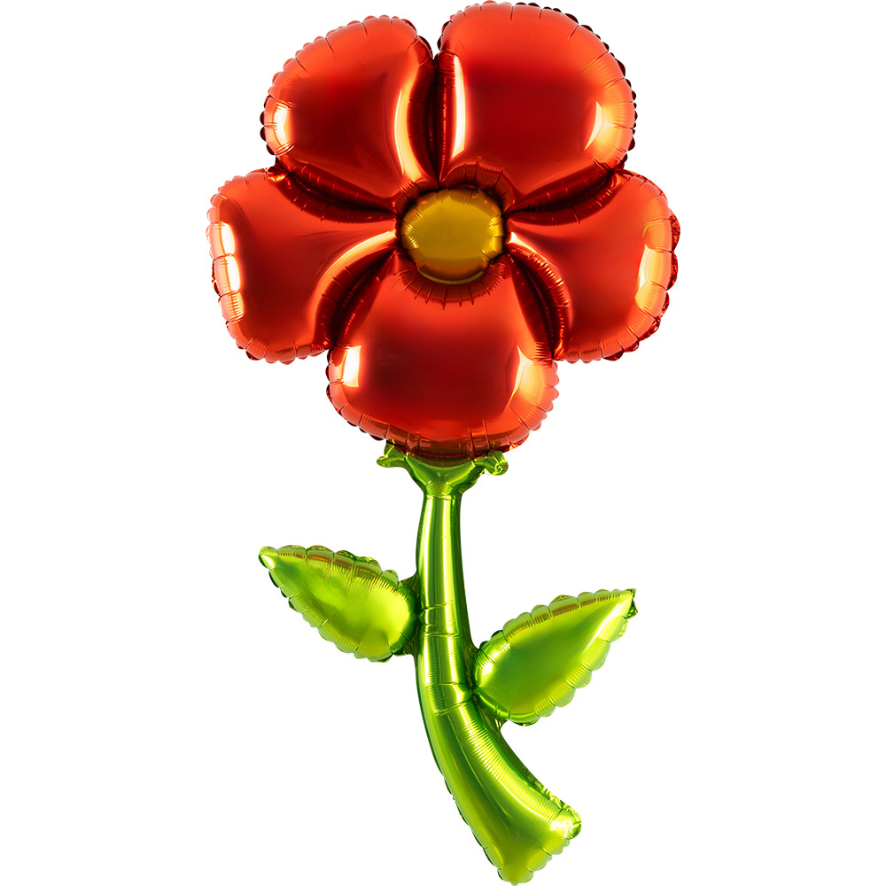 은박 빅플라워 48*90cm 레드 [10장한팩]