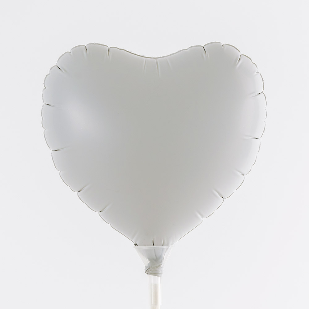 [Kishis]스틱풍선 하트 11.5cm 문그레이 [10개입] 컵스틱별매