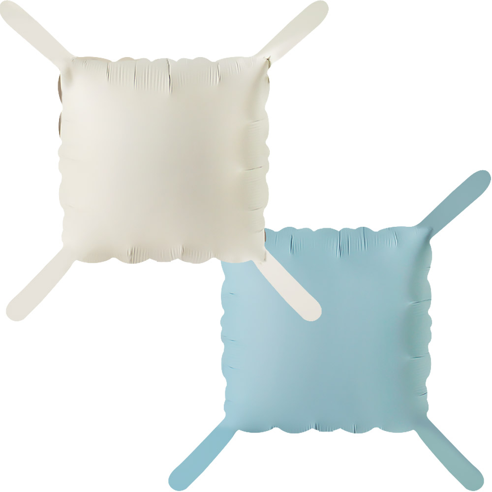 링커은박 사각 36*36cm 크림/블루 [10장한팩]