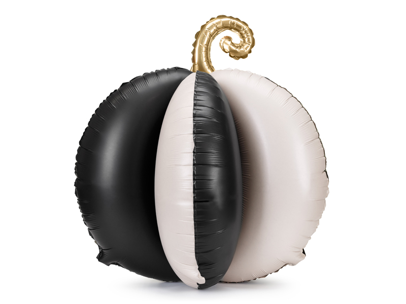 [파티데코] 3D입체펌프킨 블랙앤화이트 58*58cm
