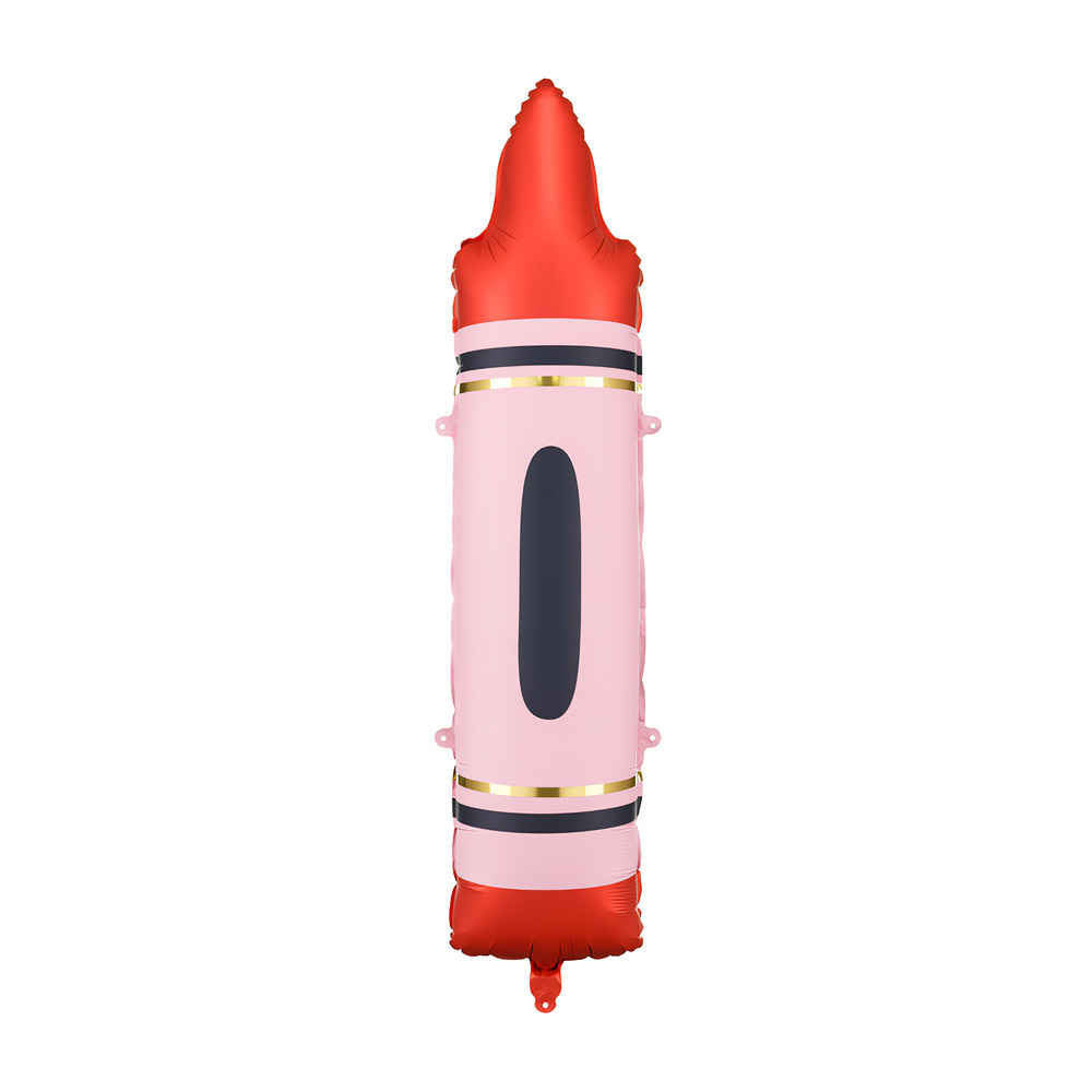 [파티데코]은박크레파스 레드 23*104cm