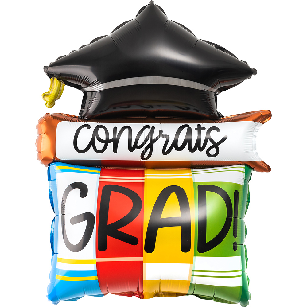 졸업은박 학사모와 책 47*58cm [10장한팩]