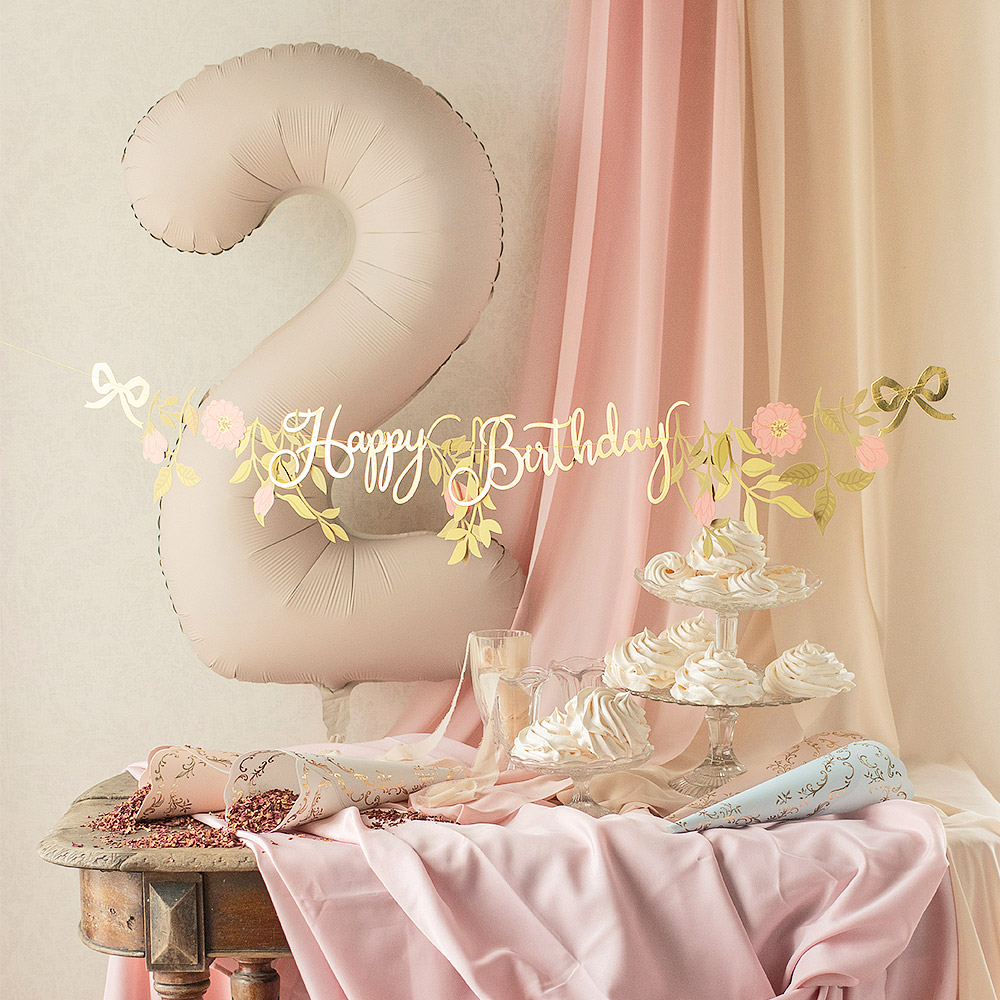 [파티데코] 생일가랜드 플라워