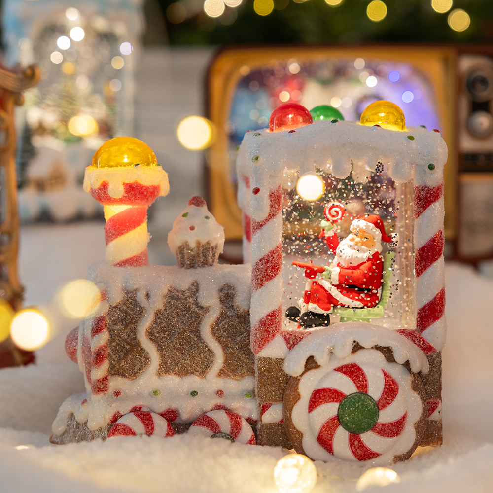 LED워터볼 사탕기차 19*8.5*16.5cm