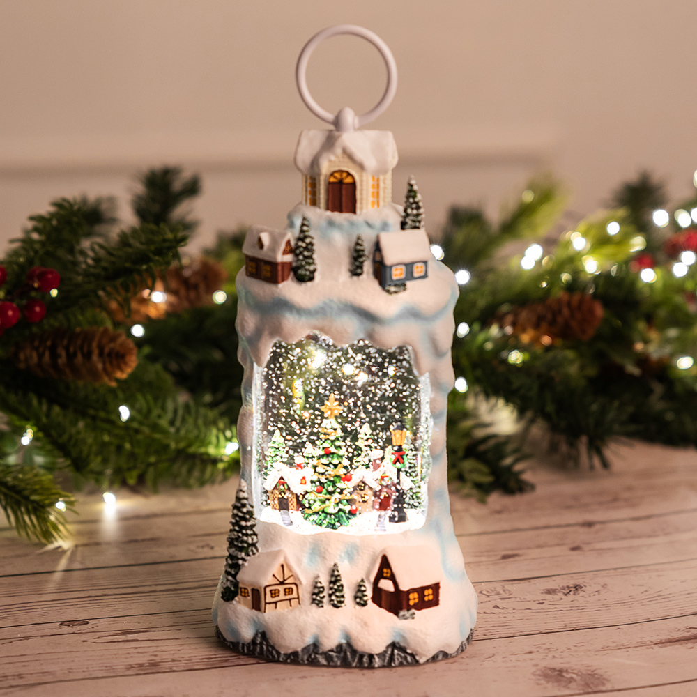 LED워터볼 화이트크리스마스 12*8.5*25cm