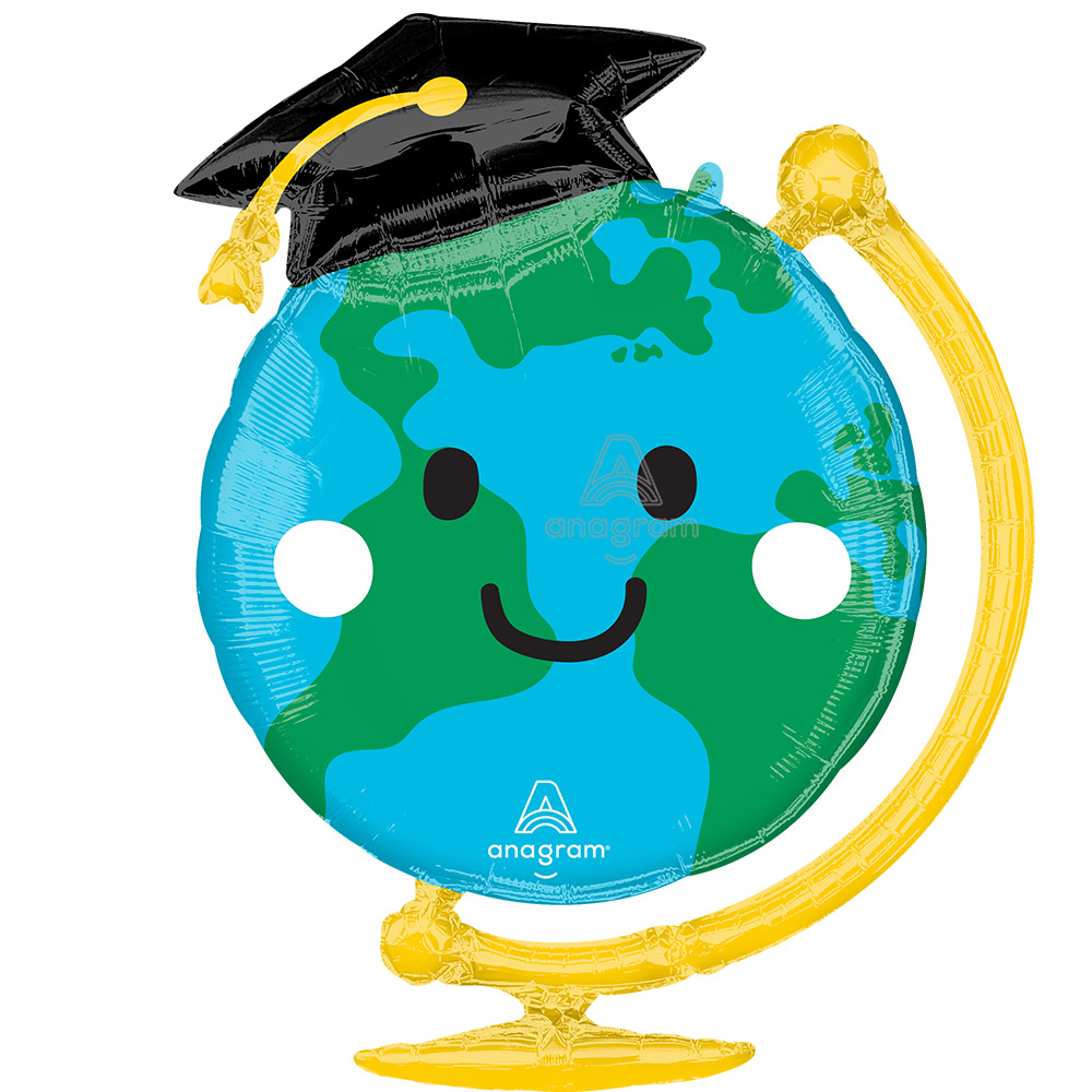 [Anagram]졸업은박 학사모 지구본 58*73cm
