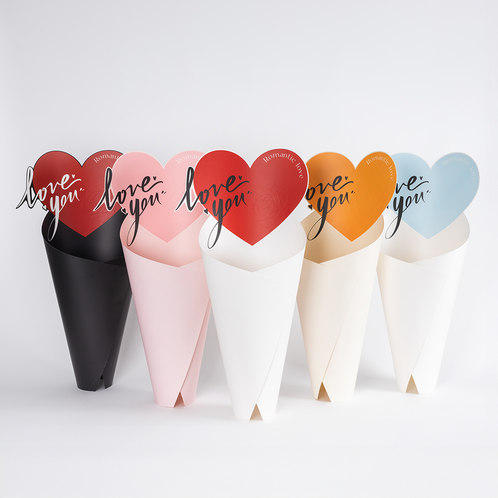 풍선꽃다발 포장홀더 하트 [5개한팩]