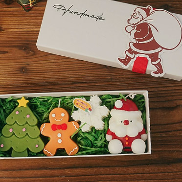 크리스마스캔들 4종세트 [트리/눈송이/진저브레드/산타]
