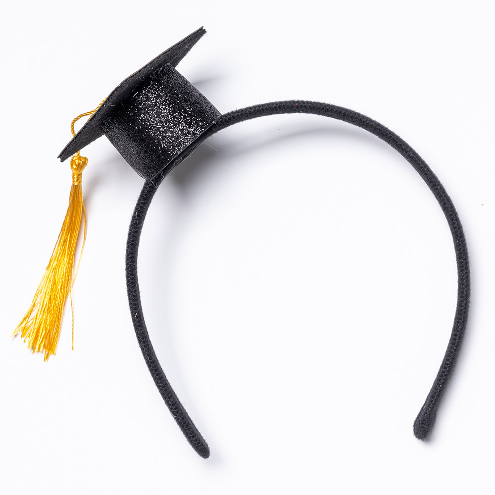 졸업 학사모머리띠 [6개한팩]