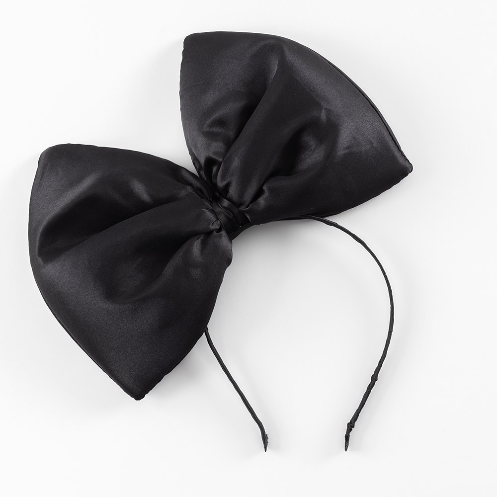 블랙리본머리띠 [6개한팩]