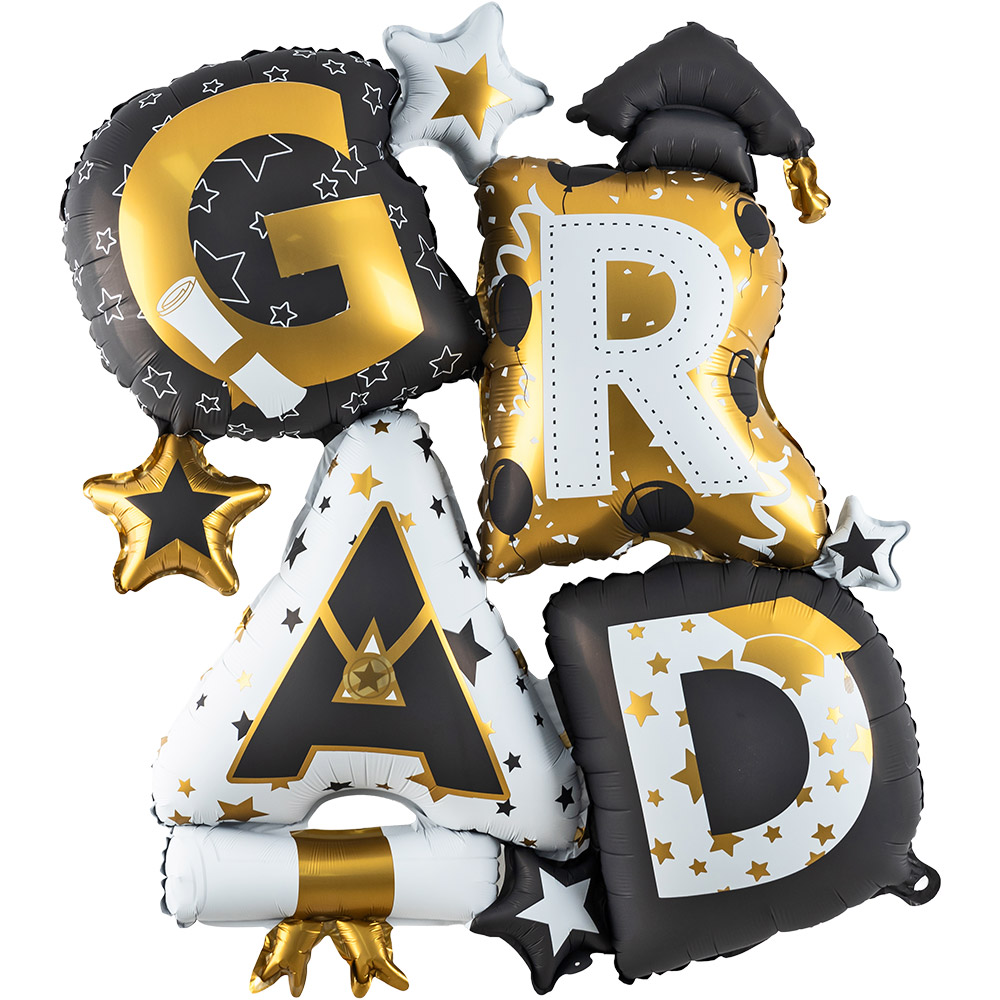 졸업은박 GRAD 레터데코 10장한팩 [70*88cm]